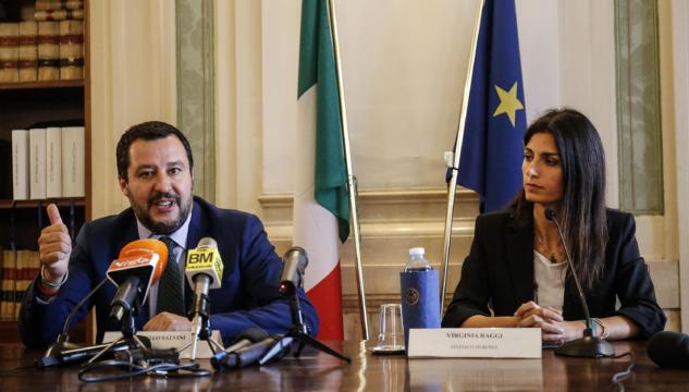 Matteo Salvini, Virginia Raggi