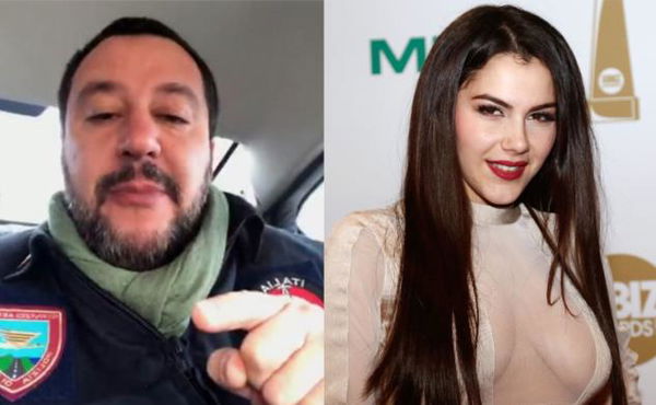 Il ministro Salvini risponde alla pornostar: «L’ho stuprata? Ma se ero con Saviano»