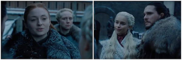 Sansa e Daenerys: l’incontro a Grande Inverno nel nuovo trailer