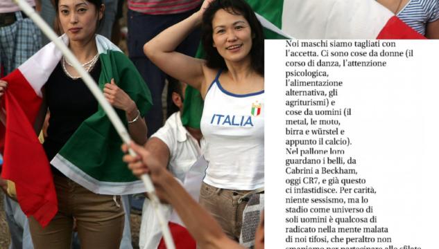 Supercoppa, Luca Beatrice articolo sessista donne tifose