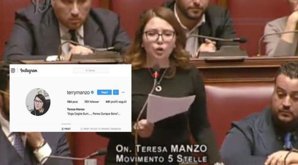 Teresa Manzo, non solo gli «strafalcioni in un minuto»: su Instagram sbaglia anche ‘Cogito ergo sum’