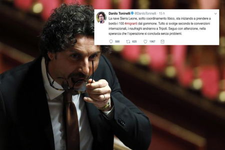 Danilo Toninelli confonde la Sierra Leone con il nome di una nave article-post