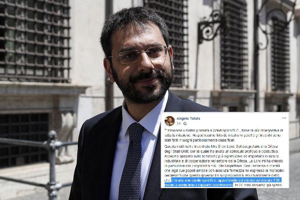 Non solo Tav, il sottosegretario Tofalo conferma l’analisi costi-benefici per gli F-35