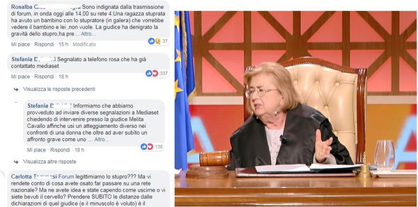 Forum e le frasi della giudice donna contro una ragazza vittima di stupro