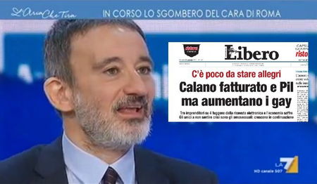 La risposta di Libero dopo il titolo su pil e gay: «Noi vittima di pregiudizio» article-post
