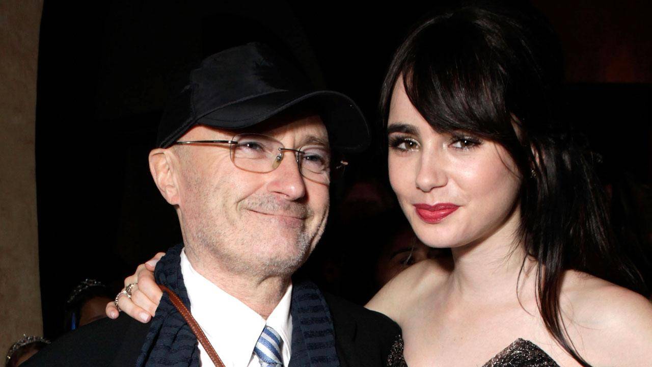 Lily Collins scrive una lettera di perdono al padre Phil Collins