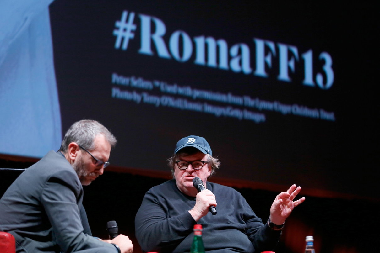 Michael Moore, incontro alla Festa del cinema di Roma “No Italy first, solo Italia! “ article-post