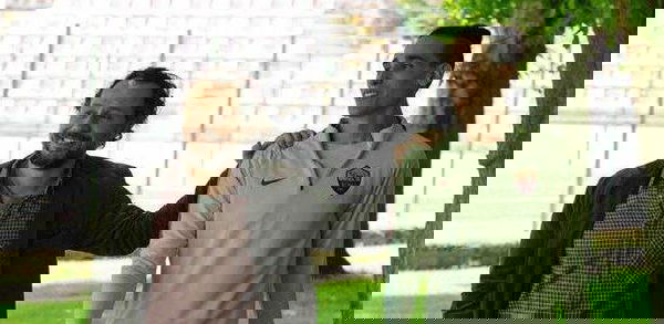 Il Campione: Stefano Accorsi e Andrea Carpenzano sul set a Roma