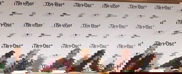 The Post: Steven Spielberg, Tom Hanks e Meryl Streep in conferenza stampa