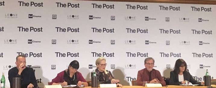 The Post: Steven Spielberg, Tom Hanks e Meryl Streep in conferenza stampa article-post