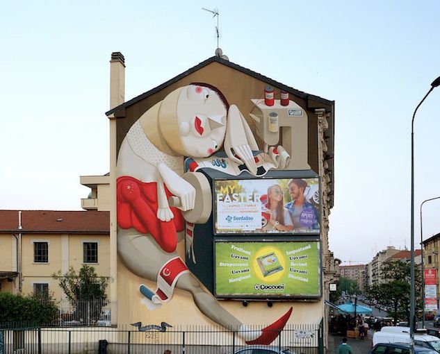 Il murale di Zed1 a rischio: non dà abbastanza risalto alla pubblicità article-post
