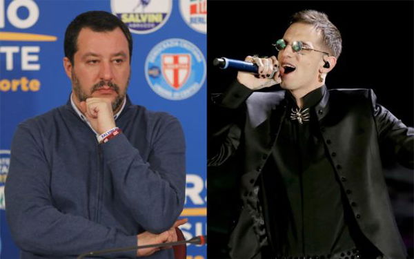 Sanremo, Matteo Salvini è schifato dalla canzone di Achille Lauro