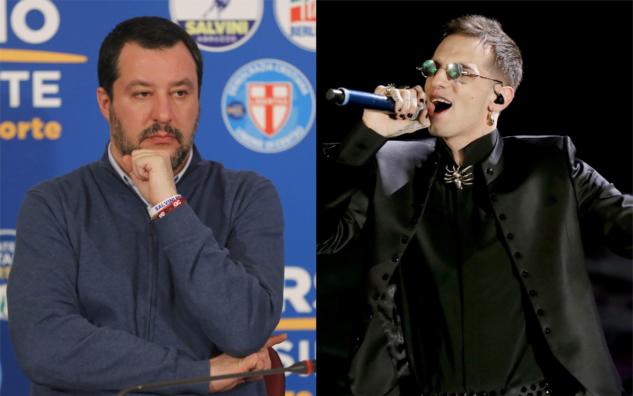 Sanremo, Matteo Salvini è schifato dalla canzone di Achille Lauro article-post