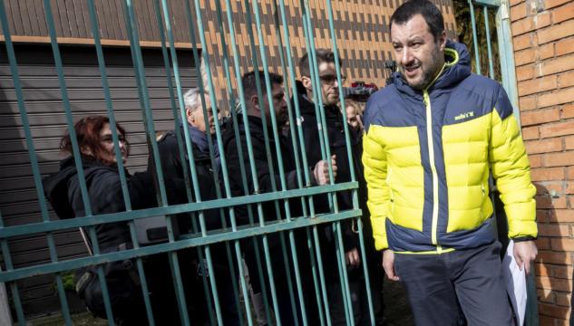 Angelo Peveri incontra Matteo Salvini