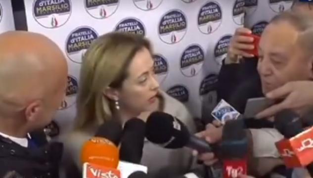 Giorgia Meloni bestemmia