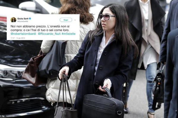 Quando Giulia Sarti diceva «l’onestà non si compra: o ce l’hai di tuo o sei come loro»