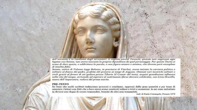 Miur da matita blu in latino: Livia Drusilla non è la nuora di Tiberio, ma la madre