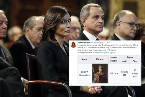 Mara Carfagna ‘trolla’ Luigi Di Maio sulla «democrazia millenaria»