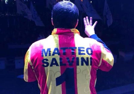 Il Real Giulianova contro la maglia indossata da Matteo Salvini article-post