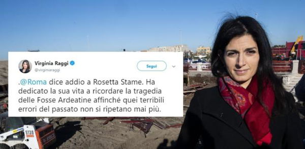 Virginia Raggi definisce un «errore» la Fosse Ardeatine