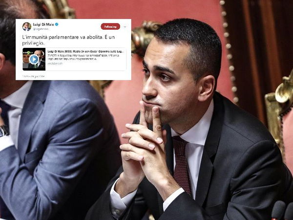 «Il M5S non la userà mai»: i vecchi tweet di Di Maio (e non solo) contro l’immunità