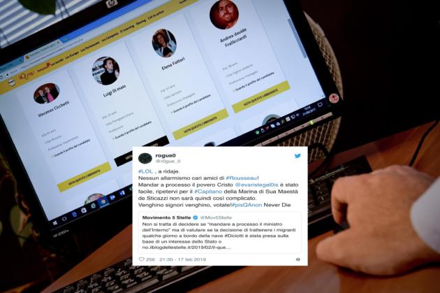 I timori per gli hacker sul voto su Salvini della piattaforma Rousseau, il tweet che agita la vigilia article-post