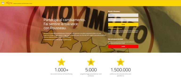 I dolori della piattaforma Rousseau e il militante che ha votato cinque volte