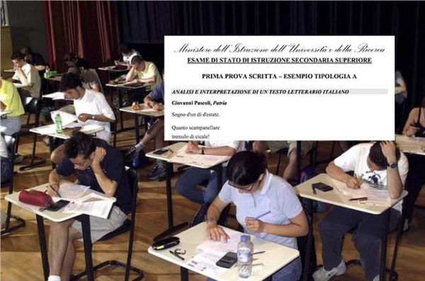 Maturità 2019, il Miur pubblica la simulazione d’italiano: nella prima traccia c’è Patria di Pascoli