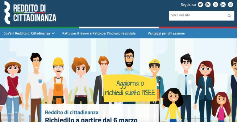 I problemi di privacy del nuovo sito del reddito di cittadinanza e quel «regalo» a Google
