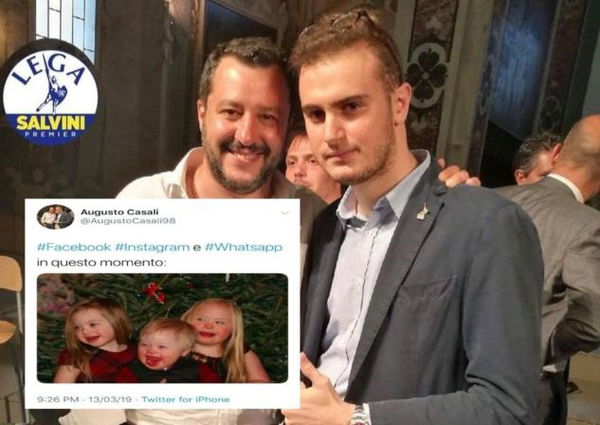 Lo stratega dei social della Lega Toscana dopo il tweet della vergogna: «Non ce l’ho con i down, ma»