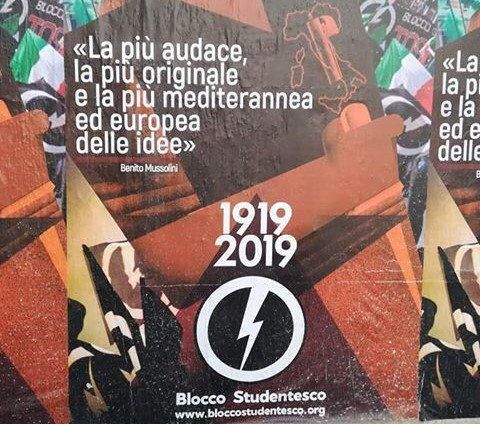 Blocco studentesco cita Mussolini, ma sbaglia l’italiano e scrive «mediterannea»