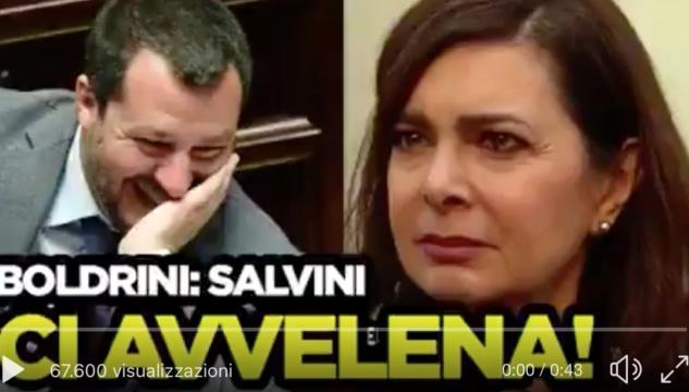 Boldrini contro Salvini