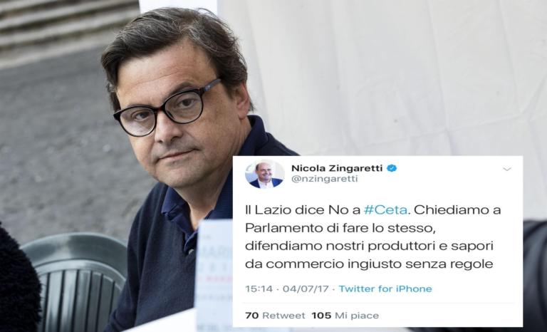 Calenda diffida di chi si oppone al Ceta: adesso manda via anche Zingaretti