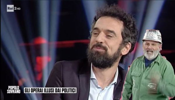 Dino Giarrusso ha mandato a quel paese l’operaio del Sulcis Antonello Pirotto | VIDEO