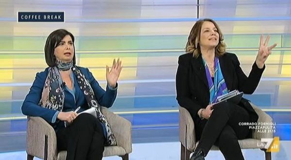 La gaffe di Gardini che dice che Laura Boldrini è stata al governo | VIDEO