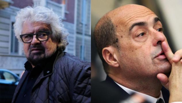 Er Zeppola, Beppe Grillo, Nicola Zingaretti