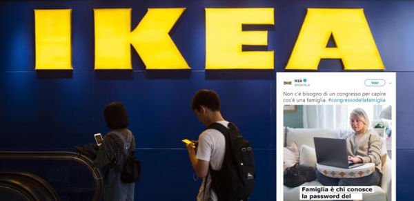 Ikea si schiera: «Non c’è bisogno di un Congresso per capire cos’è una famiglia»