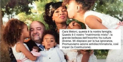 Andrea Maestri (Possibile) spiega a Giorgia Meloni il concetto di «matrimonio misto»