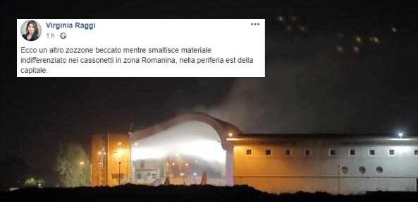 A Roma bruciano le discariche, ma Virginia Raggi esulta: «Multato un altro ‘zozzone’» article-post