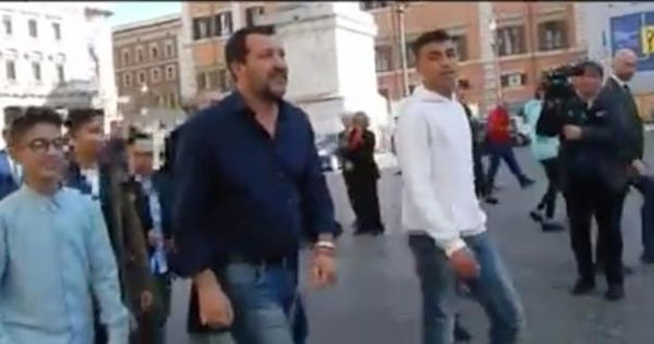 Salvini-Rami, conferenza stampa e gelato: ma doveva avvenire tutto «lontano dalle telecamere»