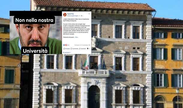 Salvini a Pisa