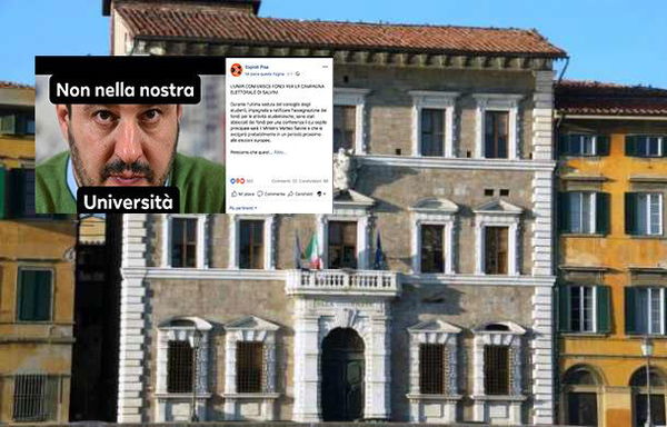 All’Univeristà di Pisa verrà finanziato un convegno con Matteo Salvini