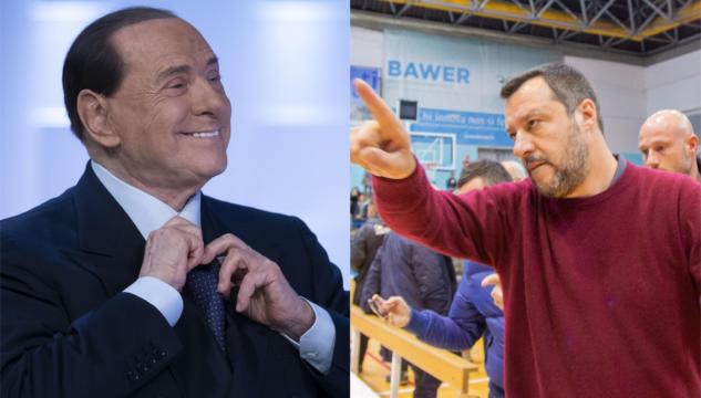 Salvini risponde a Berlusconi e si dà del "coglione"