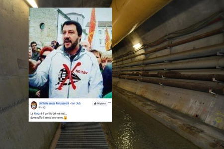 Le foto bufala di Matteo Salvini con la felpa No Tav article-post