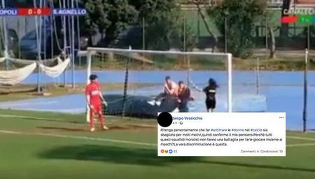 Sergio Vessicchio su Facebook: «Confermo: far arbitrare le donne è sbagliato» article-post