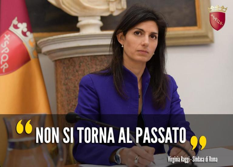 Virginia Raggi dice: «Non si torna al passato»