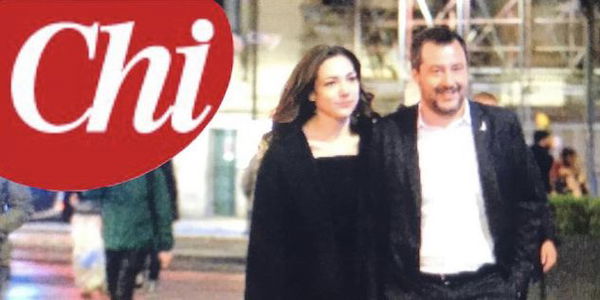 Matteo Salvini paparazzato mano nella mano con Francesca Verdini