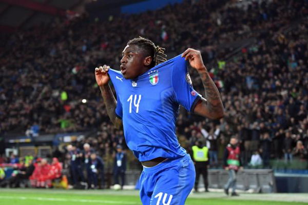 Moise Kean lancia un messaggio a Salvini: «Chi nasce qui è italiano»