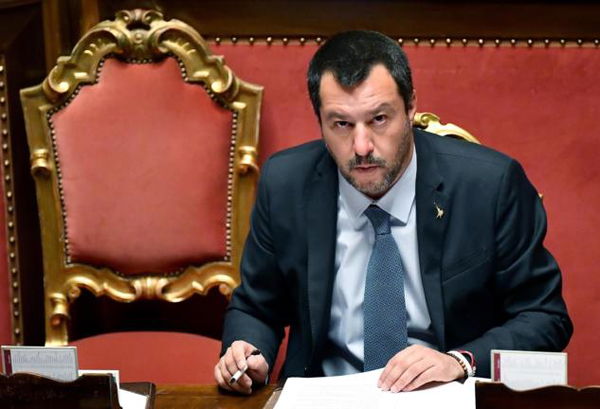 A Matteo Salvini è stata spedita una busta con un proiettile