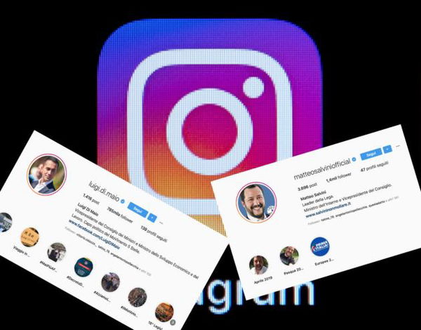Salvini e Di Maio non si seguono più su Instagram